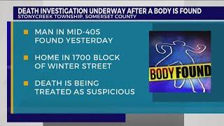 Death investigation underway after a body was found in Somerset County