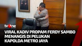 Viral Kadiv Propam Ferdy Sambo Menangis di Pelukan Kapolda Metro Jaya| tvOne