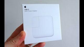 Apple 30W Power Adapter unboxing