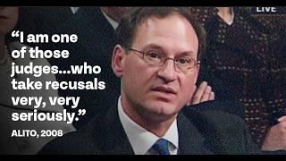 What Justice Alito said on ethics and recusal in his confirmation hearings