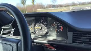 Mercedes W124 E420 Beschleunigung 250 km/h A be cceleration Autobahn