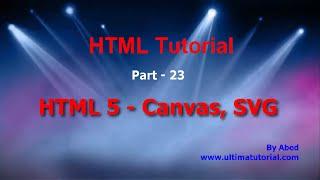 Multimedia - HTML 5 Canvas and SVG