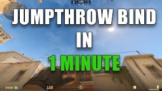 JUMPTHROW BIND ON CS2 IN 1 MINUTE | UPDATED VERSION 2024