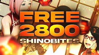 How to get 2800 Shinobites every month for Free | Save up for 4.5 Anniversary | NO HACK | NxB NV