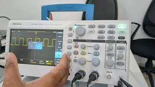 Basic working of Oscilloscope TBS1000C Demo || Ruban Sayyed || Model TBS1102C Tektronix Oscilloscope