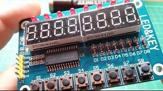 Project: TM1638 8-Digit 7-Segment LED Display Module #1