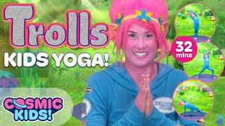 Trolls | A Cosmic Kids Yoga Adventure!  Trolls Videos for Kids