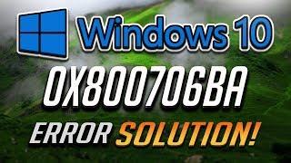 Fix Windows Update Error 0x800706ba in Windows 10 [3 Solutions] 2024