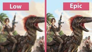 Ark: Survival Evolved – PC Low vs. Medium vs. High vs. Epic Graphics Comparison [60fps][FullHD]