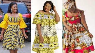 2023 Ankara Styles | Trendy Ankara Short Gown for Ladies | New Ankara Long Gown | Asoebi Styles