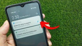 Redmi 9a setup in progress remove in notification bar | Finish Setup Your Redmi Devices|Finish Setup