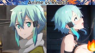 Anime vs RedditSword Art Online GirlThe Rock Reaction MemeMizohent93