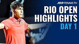 Andujar Eliminates Verdasco; Alcaraz Dazzles in Debut | Rio 2020 Day 1 Highlights