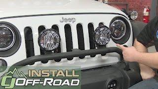 KC HiLiTES Off-Road Spot Light Apollo Pro Halogen Round 100W 6" Pair Installation