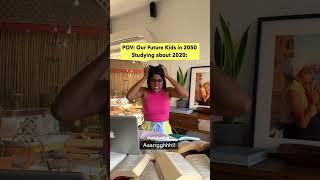 Kids in 2050 Be Like |Anisha Dixit | #shorts