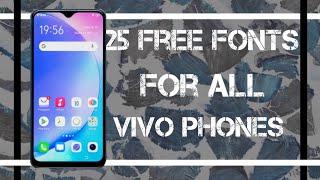 Vivo Y17 25 Free Font Style | How To Set Free Fonts In Vivo Phones