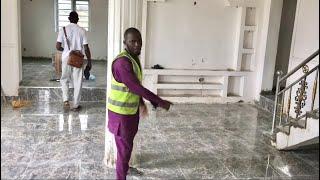 Tiles Installation using Nigerian made tiles ||Important of edge genesis in tile process