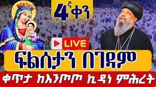 ⭕️Live #ፍልሰታን በገዳም 4ኛ ቀን ️️ነሐሴ 4️️ቀጥታ ከእንጦጦ ሐመረ ኖኅ ቅድስት ኪዳነምሕረት || Eotc live filseta Aug 9