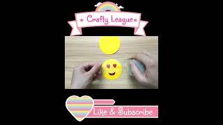 #shorts DIY squishy toy| how to make paper emoji squishy toy| easy paper craft #shorts