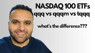 QQQ vs QQQM vs TQQQ: What's the Difference Between These Nasdaq 100 ETFs???