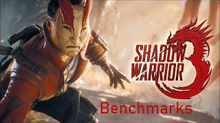 Shadow Warrior 3 benchmark | UW WQHD + Full HD |  R5 2600 + RX 480, 6700 XT, RTX 3070 | FSR, DLSS