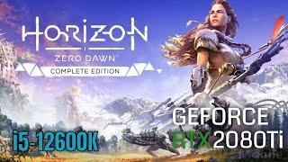 Horizon Zero Dawn | Intel i5-12600k | RTX 2080 Ti FPS Benchmark