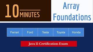 Tricky concepts of Array basics for Java Certification Exam 1z0-819