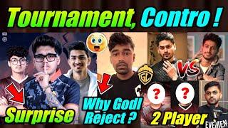 Bgmi Showdown, Tournament  Why Godl Reject Neyoo  CG 2 New Player ! Controversy