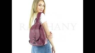 Convertible sling leather backpack women | Phoebe | Ralphany