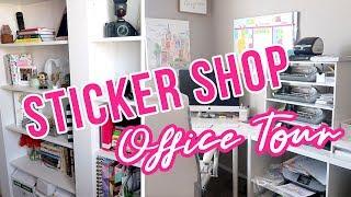 Etsy Shop Office Tour 2019 | Planner Sticker Shop | POPco Sitckers