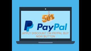 Apply Discount on PayPal Buy Now Button