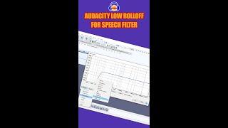 Audacity for Authors: Using the Low Rolloff for Speech Filter | Shorts