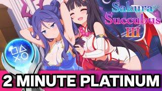 2 Minute Platinum On PS4 & PS5 - Sakura Succubus 3 Platinum Walkthrough & Trophy Guide