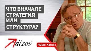 Что вначале Стратегия или Структура? (короткая версия)