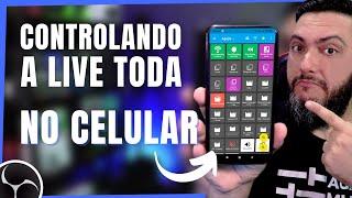 CONTROLAR O OBS PELO CELULAR - Preview, Cenas, Fontes, Áudios, Transições e+ [StreamControl GRÁTIS]