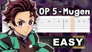 Demon Slayer OP 5 - Mugen - MY FIRST STORY - EASY Guitar tutorial (TAB)