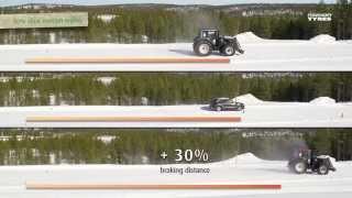 Braking Test: Nokian Hakkapeliitta TRI tractor winter tyres