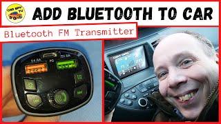 How To Add Bluetooth To Car Stereo: Bluetooth FM Transmitter