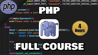 PHP Full Course for non-haters  (2023)