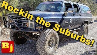 Overlanding, Rock Crawling, Grocery Getting Square Body Suburban on 40s!