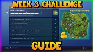 WEEK 3 CHALLENGE GUIDE (Fortnite Battle Royale)