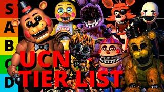 Ranking UCN Characters by Difficulty - Tier List (FNAF)