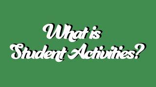 Student Activities Promo