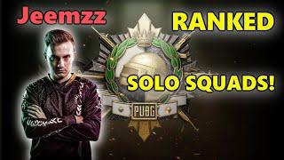 FaZe Jeemzz - SOLO SQUADS - PUBG RANKED