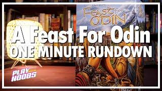 A Feast For Odin - 1 MINUTE BOARD GAME RUNDOWN