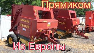 Ремённо-вальцовый New Holland 648 пресс-подборщик рулонный