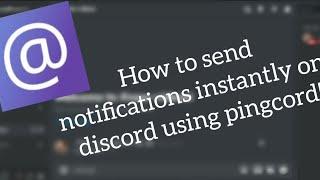 How to send Youtube Notifications on Discord using Pingcord Bot! || GalaxyMiner Tech #1