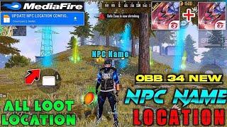 NPC NAME CONFIG FILE | ALL LOOT LOCATION FREE FIRE MAX | FREE FIRE NPC NAME CONFIG FILE | #npcname |