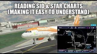 How To Read Navigraph Charts - Making it Easy (SID & STAR charts)