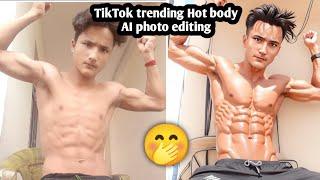 TikTok Trending 3D Ai Six Pack Editing || Best Hot Body Transformation || How to Use Toonme app.